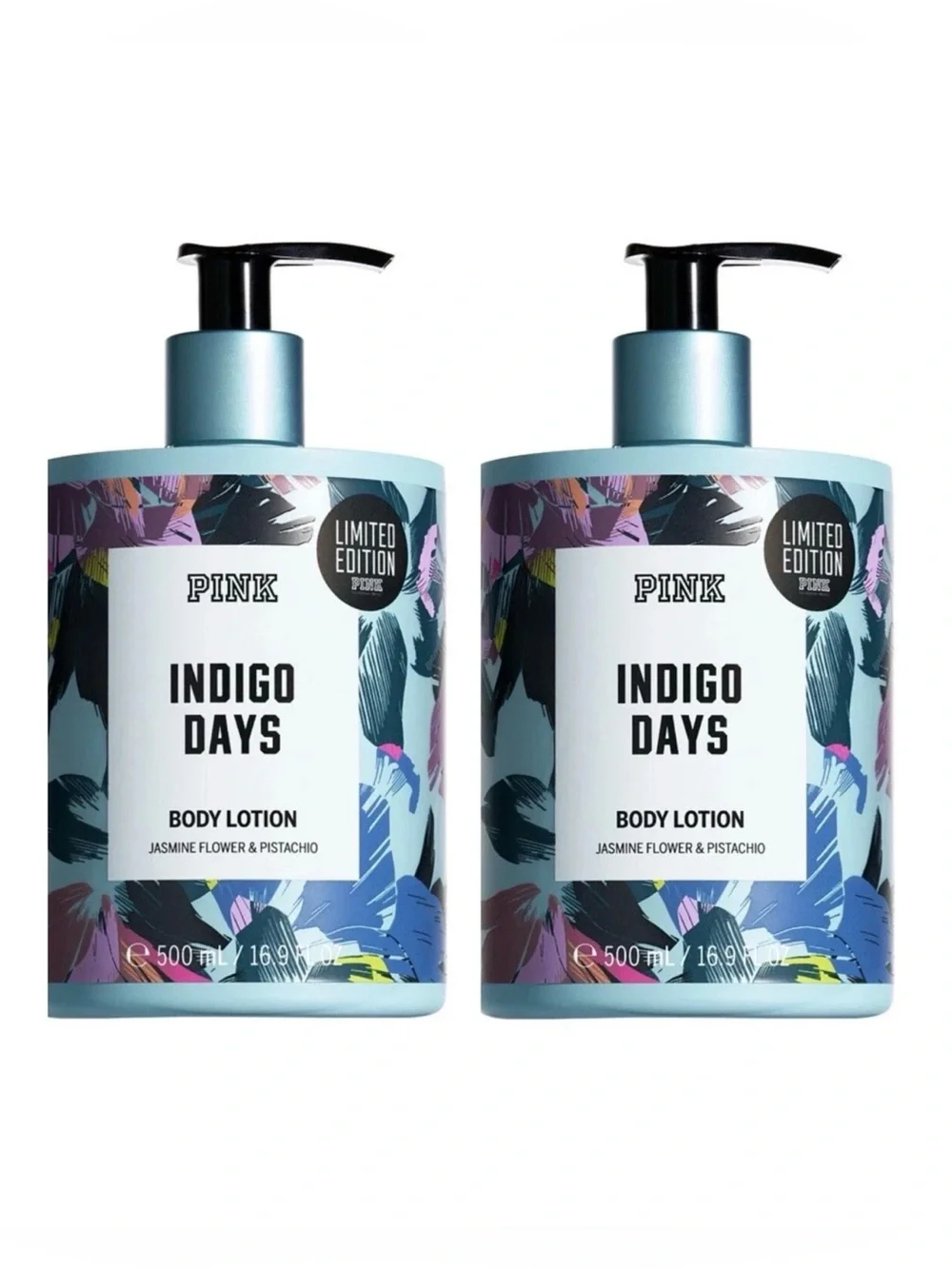 Victoria's Secret PINK Indigo Days Body Lotion ~ 16.9 fl.oz. ( Lot of 2 )